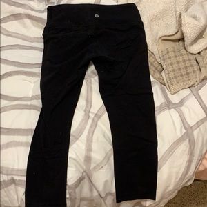 Black Lululemon Crops